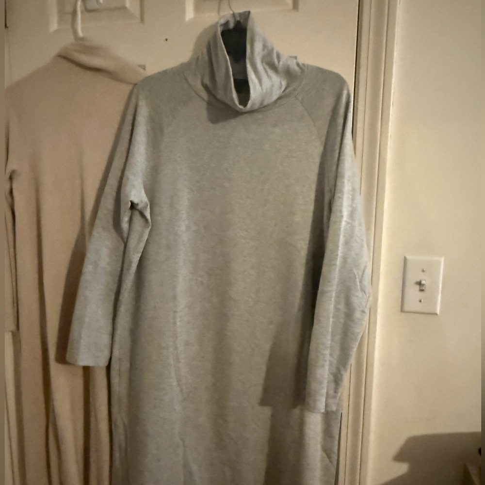 Eileen Fisher Gray Midi Dress